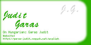 judit garas business card